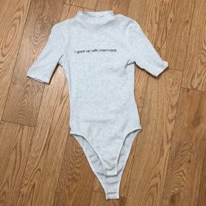 "I grew up with mermaids" onsie